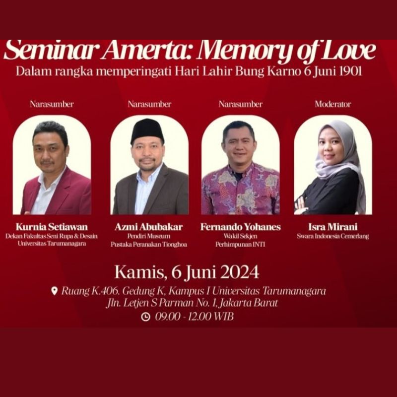Amerta - Memory of Love : Memperingati Hari Lahir Bung Karno